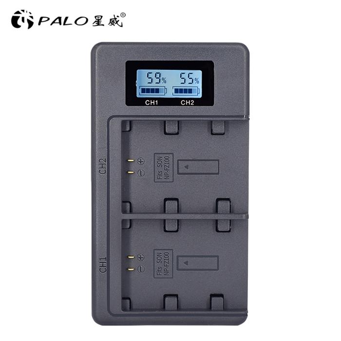 PALO NP-FZ100 NPFZ100 FZ100 LCD Digital Battery Charger for Sony