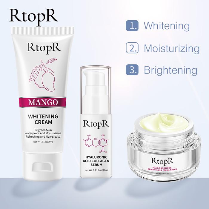 RtopR Whitening Moisturizing Anti-Wrinkle Aging Set Paket Skincare