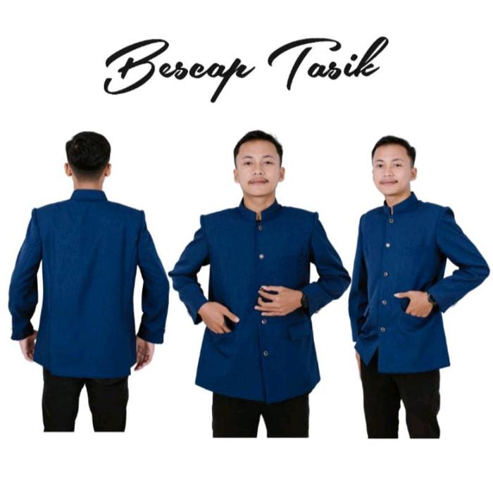 jasko polos warna biru navy premium jasko polos pria dewasa