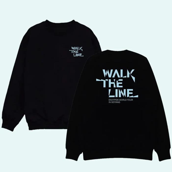 FWSHOP Sweater Fleece basic engene konser 2024 tema walk the Line in goyang free foto
