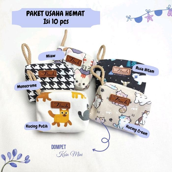 Grosir Dompet Koin - Dompet kartu bahan kanvas