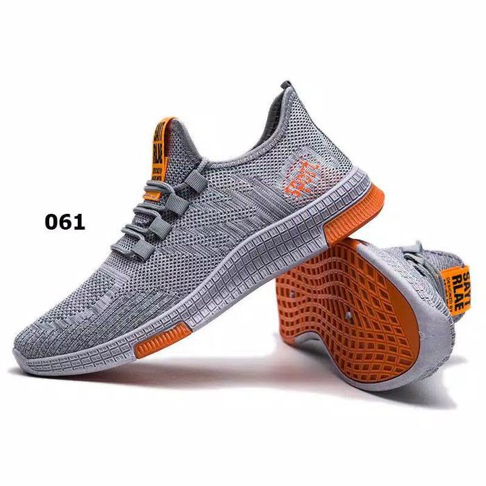 Sepatu IMPORT Pria Casual Sneaker Running Sport Shoes -LEEDO running Best Seller