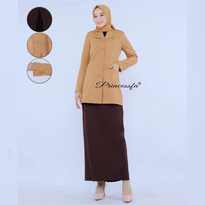 SERAGAM PRAMUKA WANITA PRINCESSFA/BAJU PRAMUKA WANITA/STELAN PRAMUKA ROK &CELANA