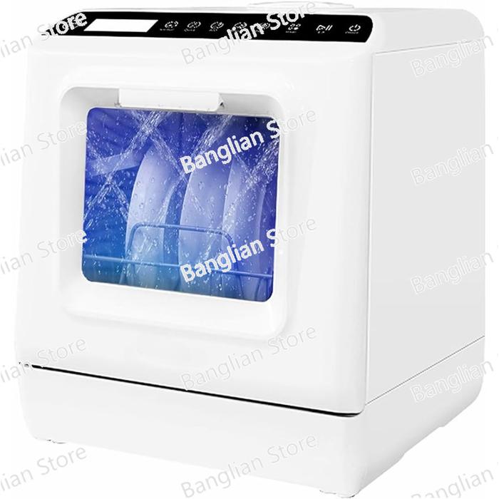 Countertop Dishwasher, Portable Dishwasher, with Water Tank, 5 Wash