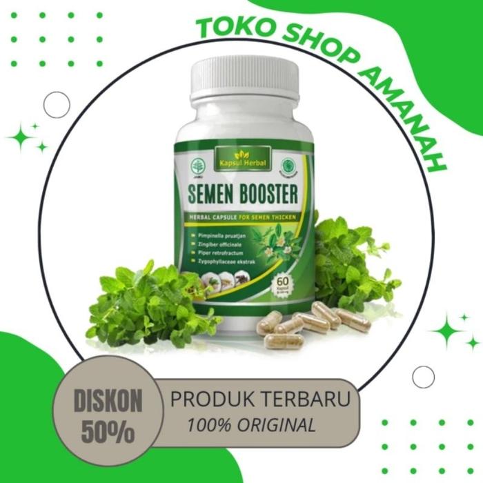 SEMEN BOOSTER OBAT PENGENTAL DAN PENYUBUR SPERMA