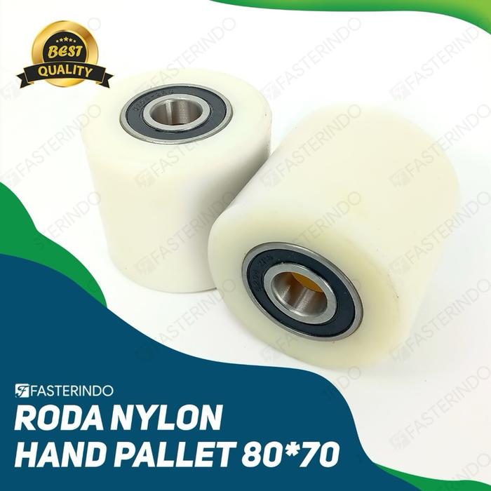 Roda Nylon Hand Pallet 80x70 / HandPallet / Handlift / Forklift