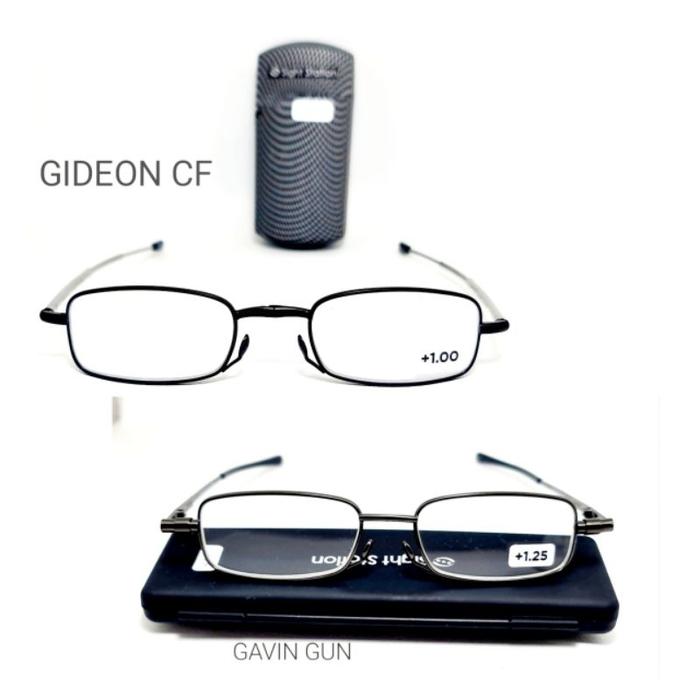 Kacamata Baca lipat GAVIN GUN GIDEON CF sight station (pergas pergas) Unisex