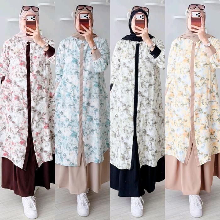 Fazya set rok By gagil setelan muslim wanita