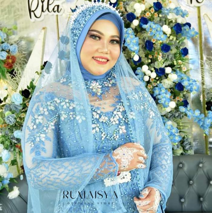 Slayer Veil Pengantin Mutiara Tabur/Slayer Pengantin Mutiara Tabur Panjang