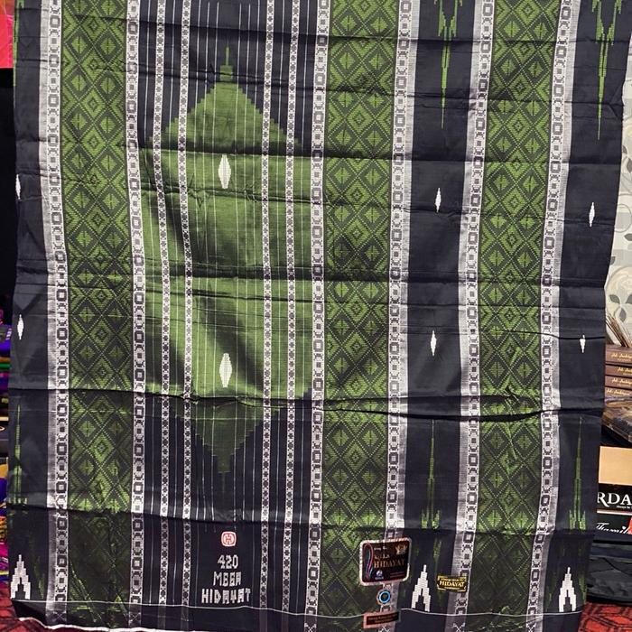 sarung tenun MEGA HIDAYAT full sogket full sutra sarungnya sultan