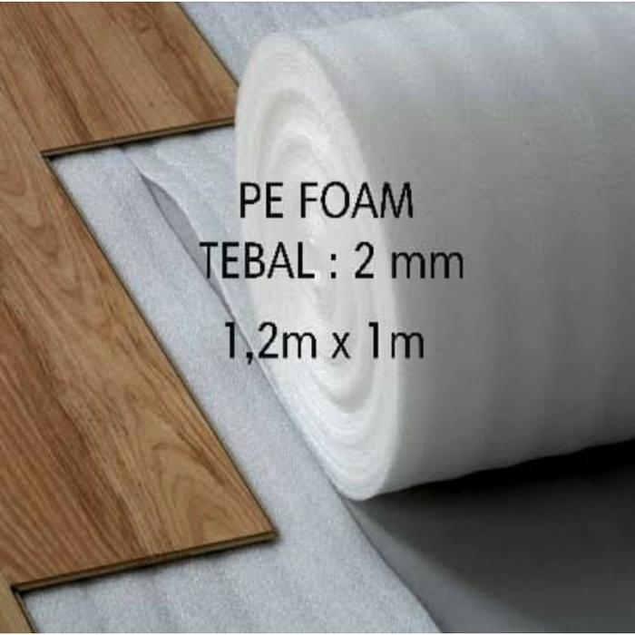 Pe Foam tebal 2 mm | 120cm x 100cm | putih