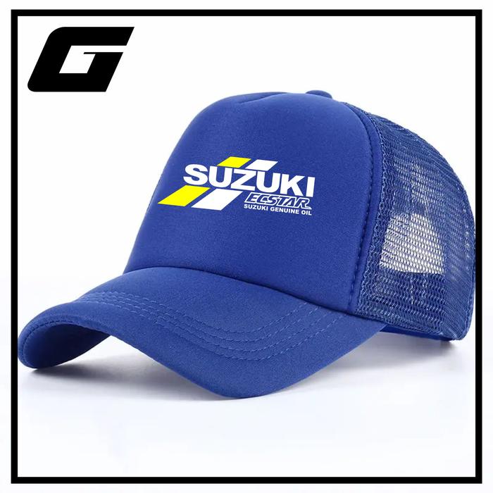 TOPI SUZUKI ECSTAR / TOPI JARING SUZUKI ECSTAR / TOPI TRUCKER SUZUKI ECSTAR BISA COD Dewasa Pria