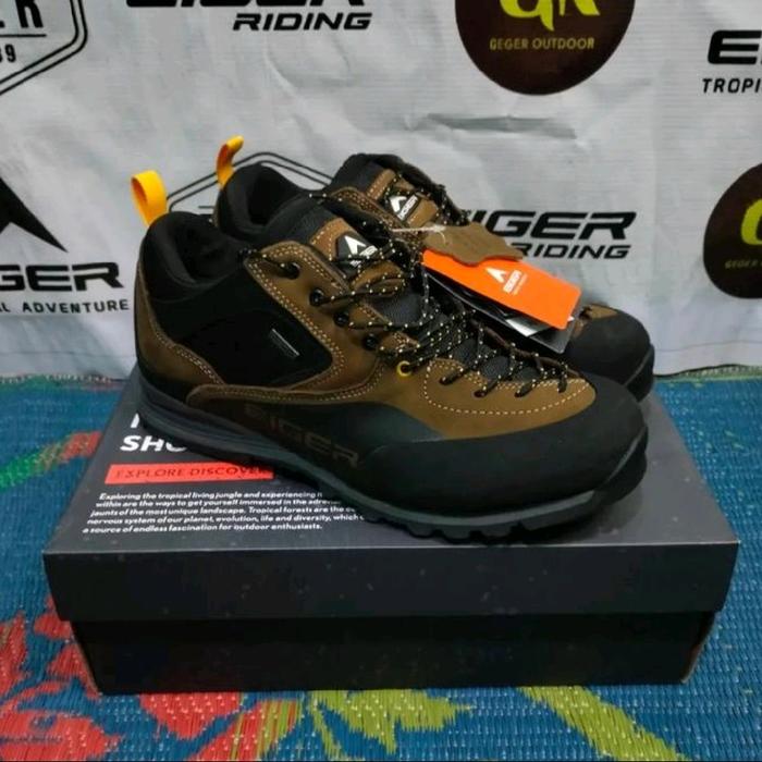EIGER ANACONDA 2.5 Original brown sepatu Gunung Hiking Waterproof Kulit asli