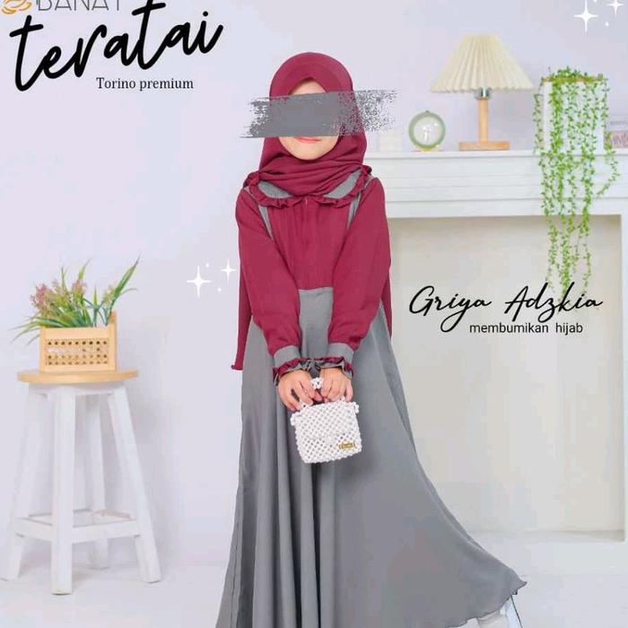 Teratai Gamis set Anak by Griya Adzkia