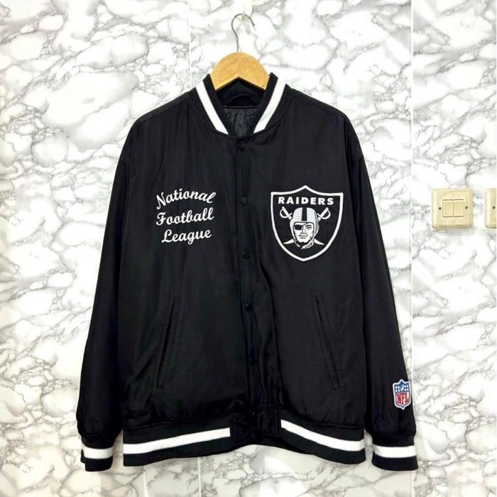 Jaket varsity GU X NFL Rariders starter new era jaket vintage