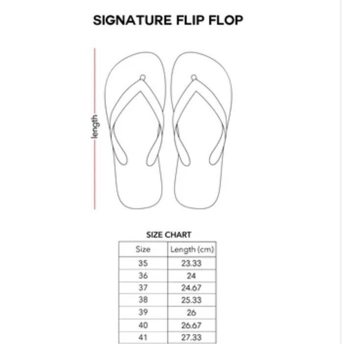 Buttonscarves - Signature Flip Flop