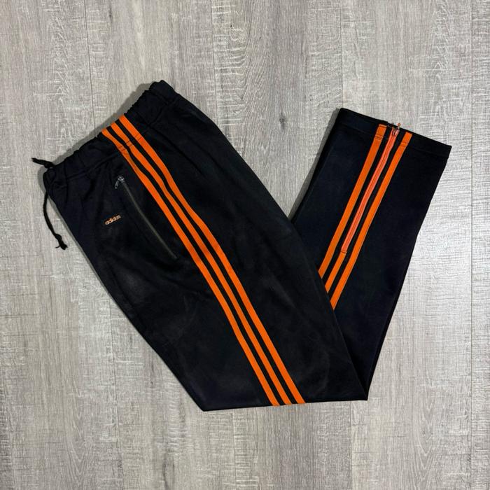 Celana vintage adidas descente trackpants blackorange