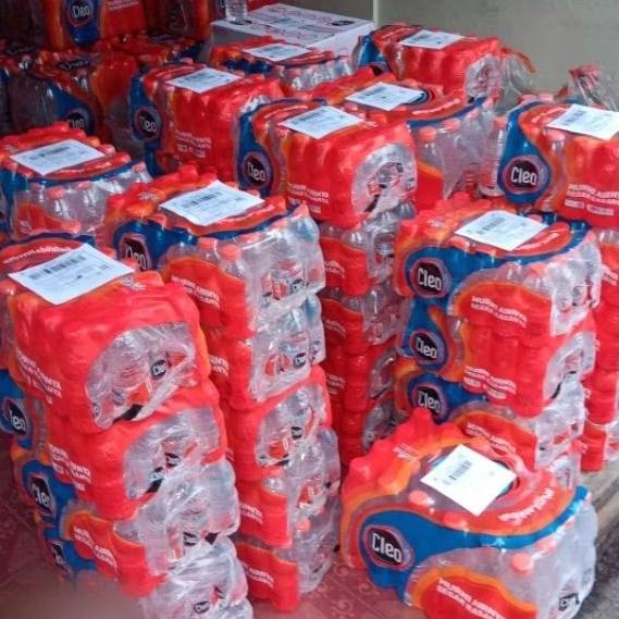 Murah Paket Air Cleo Mini 220ml_5 Pack (120 botol)