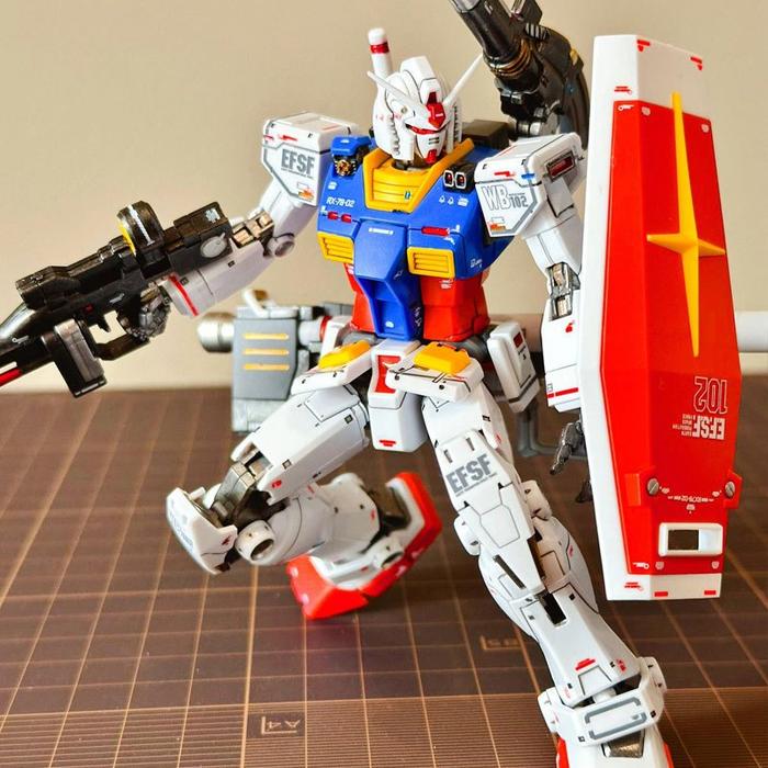 GTO  HG 1/144 RX-78-2 Fighter The Origin Series Plamo