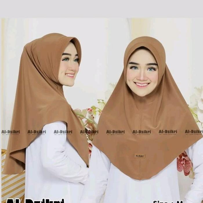 Hijab Instan Al-Dzikri Hijab Bergo Jersey Size M by Ariel Collection
