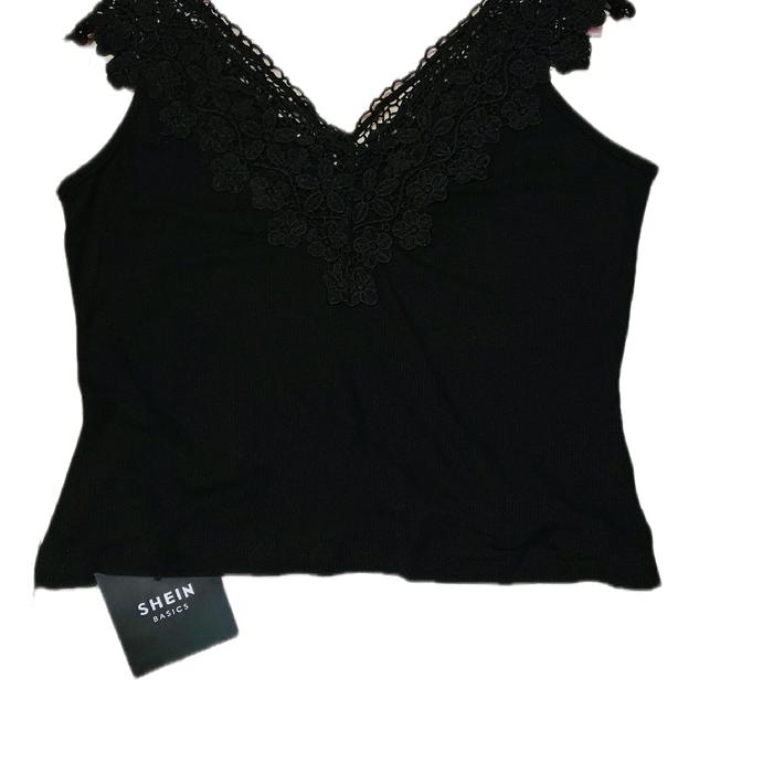 tanktop crop top black Shein original aussie