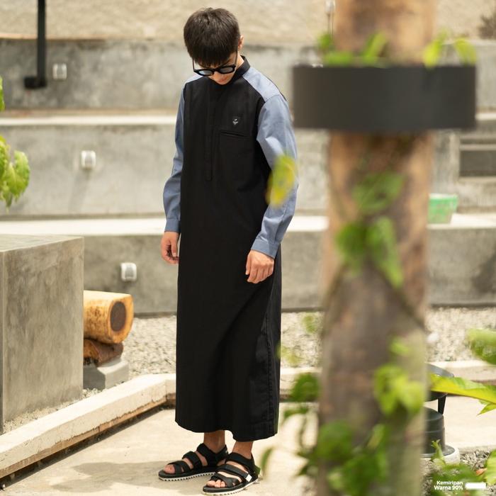 Terbaru Inner Ziffer Jubba R067P Baju Jubah Lengan Panjang Limited Ori