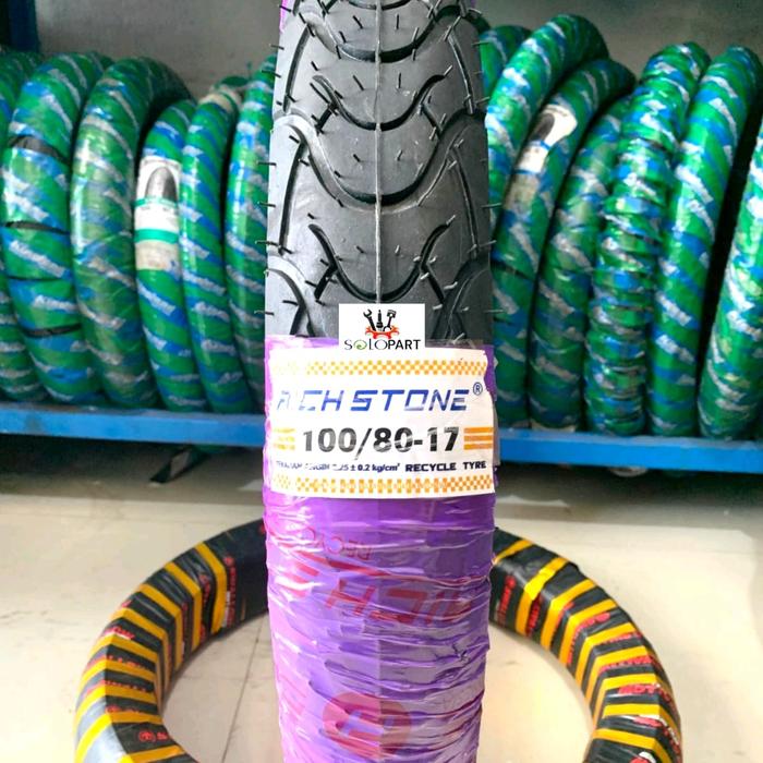 Ban Motor Richstone 100/80-17 Ring 17 Tubeless ban motor 100/80-17 ban 100/80-17 ban motor ring 17 b