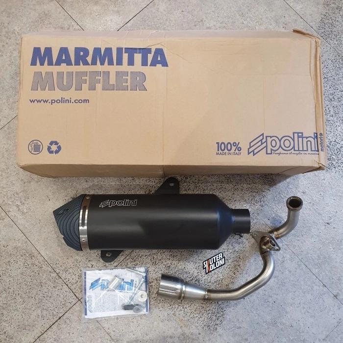Polini Exhaust Muffler Fullsystem Knalpot Vespa Gts 150 Iget