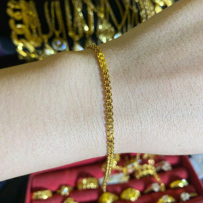 gelang tikar mini 24 karat
