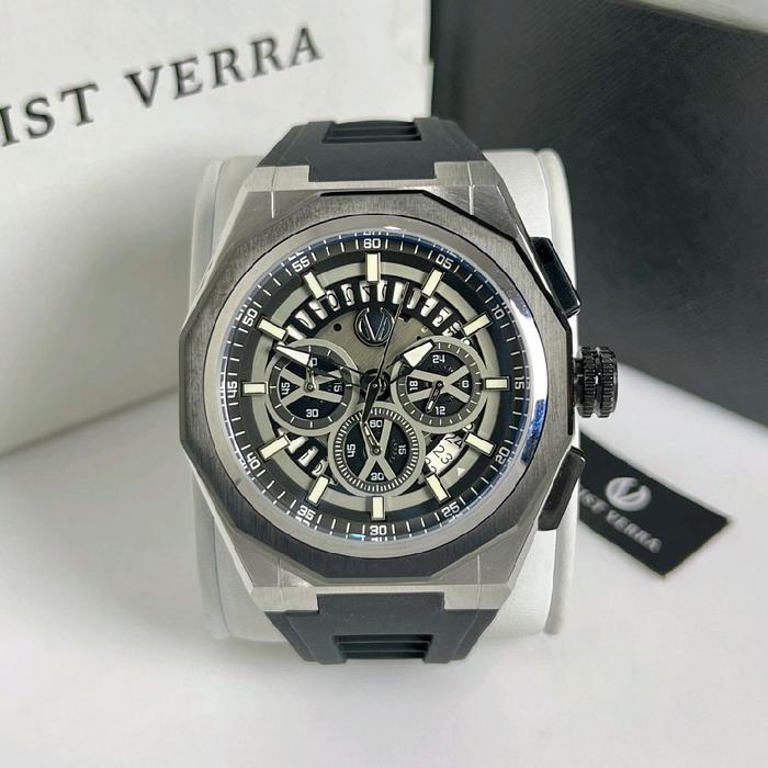 JAM TANGAN CHRIST VERRA CV 12189G-30BLK ORIGINAL