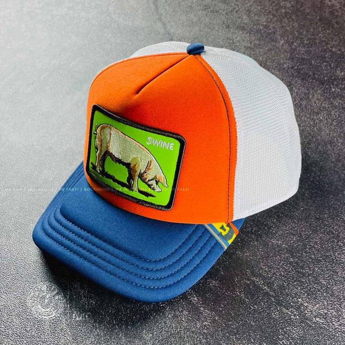 Topi GOORIN BROS - FIRST PIG - RED Trucker - Topi Goorin Bros Original
