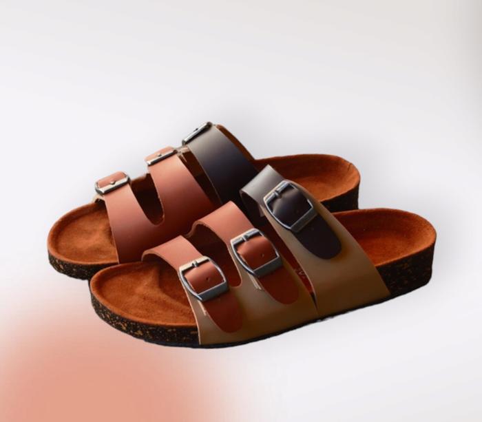 Sandal Slop Kulit Anak Tali Kombinasi Shoesmit Kozu Kids Handmade Bandung Terbaru !!!