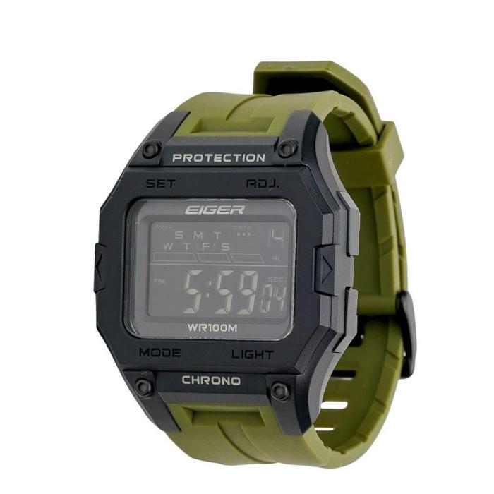 Eiger JAM TANGAN PRIA KARLSKOGA WATCH dengan Fitur PROTECTION WR100M & CHRONO