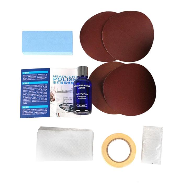 Headlight Restore and Protect Headlight Repair Refurbishment Fluid