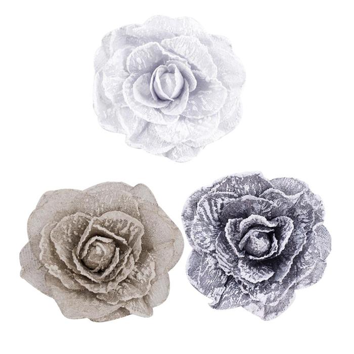 Flower Shaped Magnetic Curtain Tieback Buckle Clips Clamp Hook