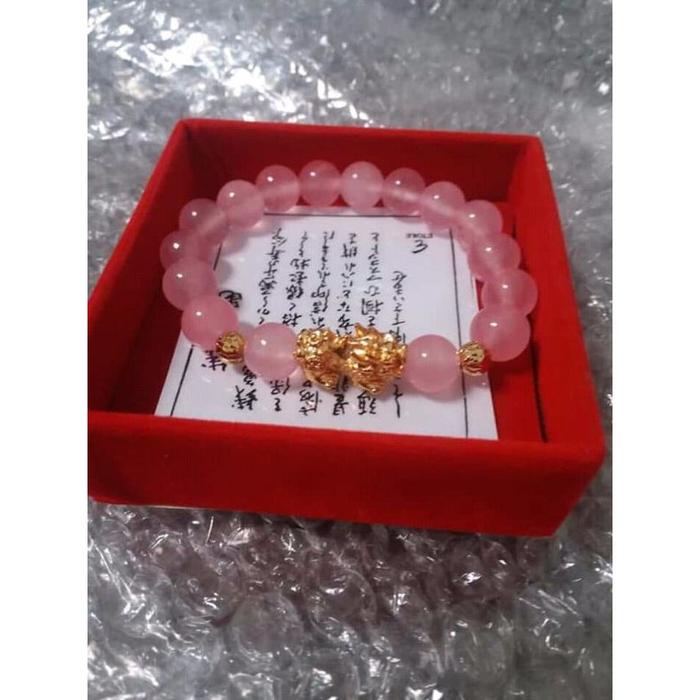 GELANG GIOK PINK GELANG PIXIU ORI.