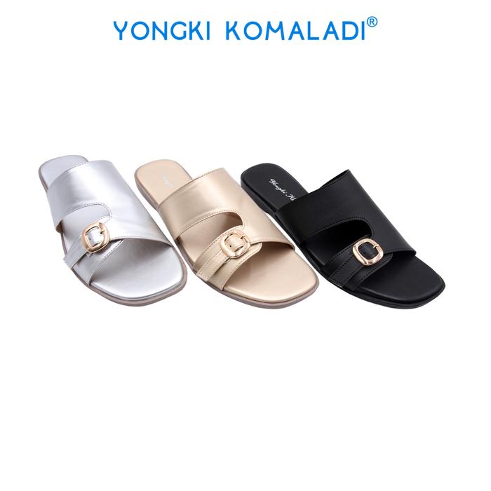 YONGKI KOMALADI LUMINA SANDAL FLAT WANITA OL-EFTR471-BF