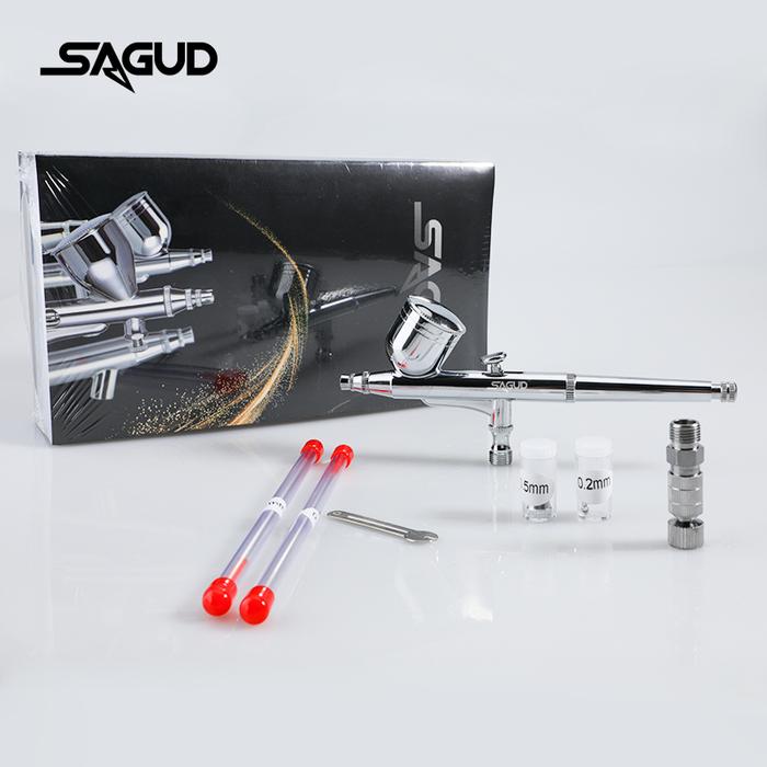 Saud Set Airbrush Profesional, Set Airbrush Jarum 0.2 0.3 0.5Mm Lepas