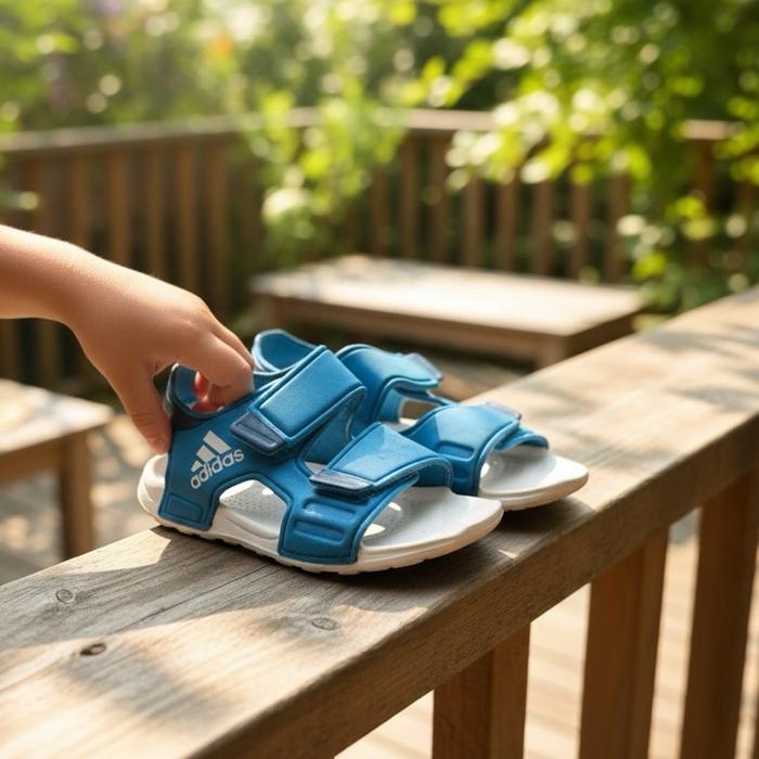 Sandal anak original adidas second size 33