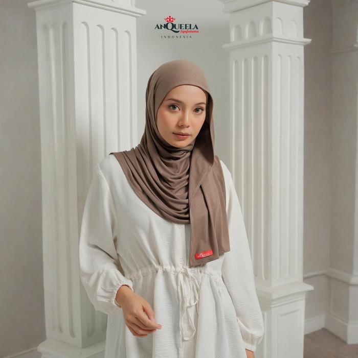 [AQS] TENCEL BAMBOO INSTAN ANSYA _ Hijab instan _ Material  TENCEL BAMBOO  by ANQUEELA SYAFALUMA