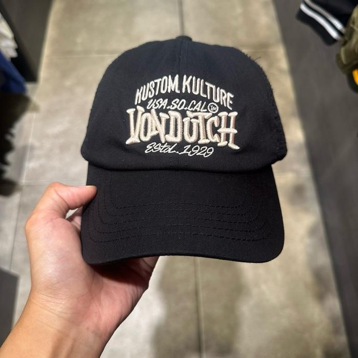 VONDUTCH topi trucker cap hitam NEW ORIGINAL 100%
