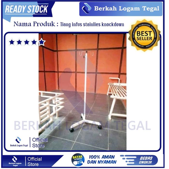 Tiang Infus Kaki 3 / Standar Infus knockdown