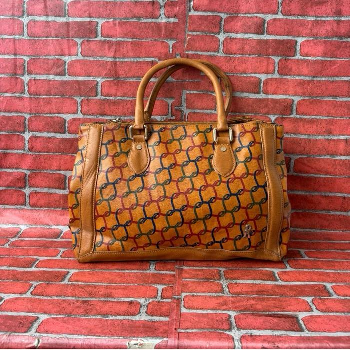 TAS JINJING WANITA ROBERTA DE CAMERINO KULIT SECOND BRANDED / TAS TENTENG PESTA WANITA / TAS TOP HAN
