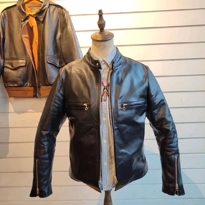 Cafe Racer Leather Jacket