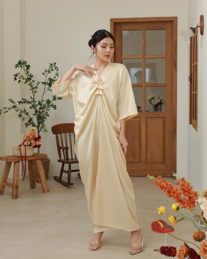 [ Canary ] Ayesha Kaftan / Baju Lebaran / Baju Wanita / Kaftan