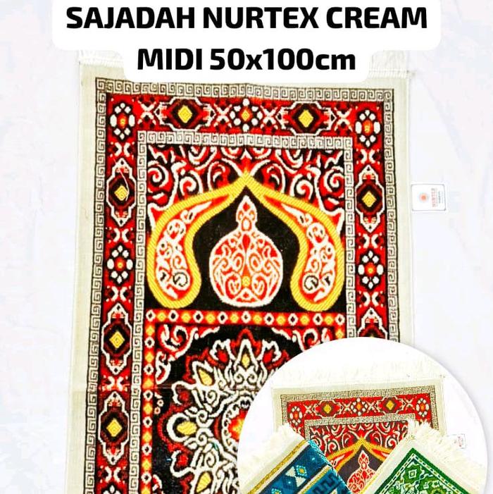 SAJADAH NURTEX CREAM 50 X100CM BLUDRU