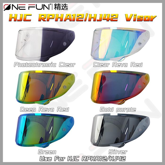 RPHA12 Photochromic Visor for HJC RPHA 12 RPHA12 HJ-42 Autochromic Full Face Helmet Lenses  Accessor