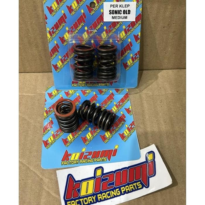 PER KLEP SONIC 125 OLD TIPE MEDIUM DOUBLE PER KOIZUMI RACING PERKLEP SPRING VALVE SONIC125 DOBEL PIR