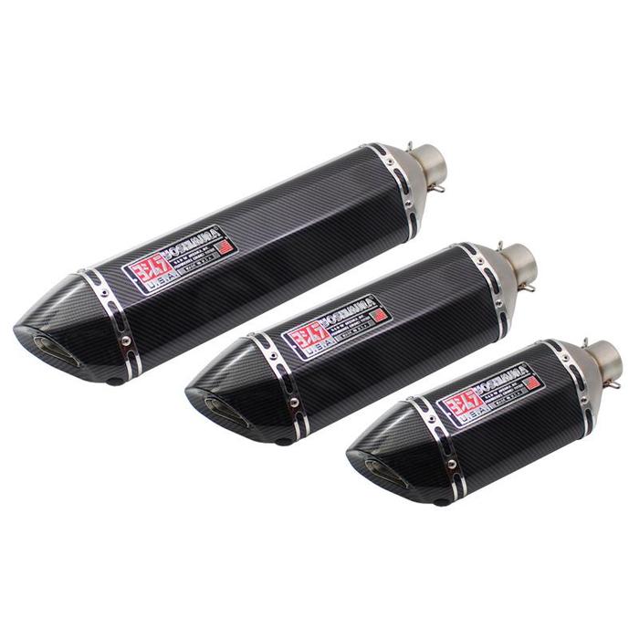 Inlet 51mm 61mm Motorcycle Exhaust Muffler Pipe Motocross Yoshimura