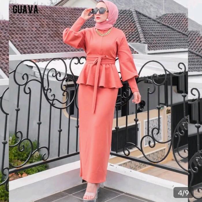 ALLESHA PEPLUM SCUBA ORI PREMIUM